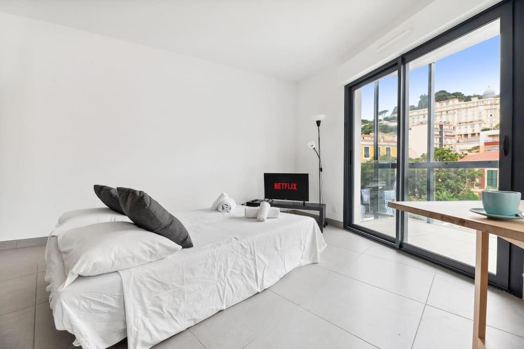 Ferienwohnung Le Cap Riviera - Centre- Parking Prive - Climatisation Menton Exterior foto