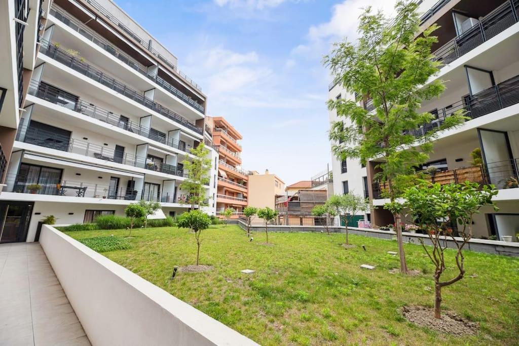 Ferienwohnung Le Cap Riviera - Centre- Parking Prive - Climatisation Menton Exterior foto